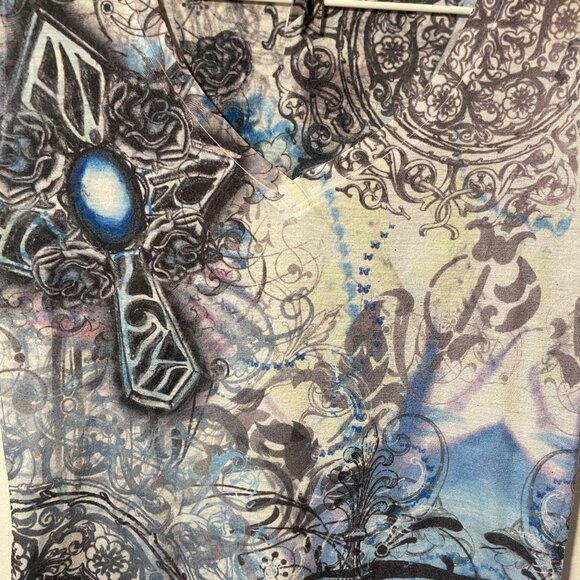 JO & CO Blue design T-Shirt - Picture 3 of 4